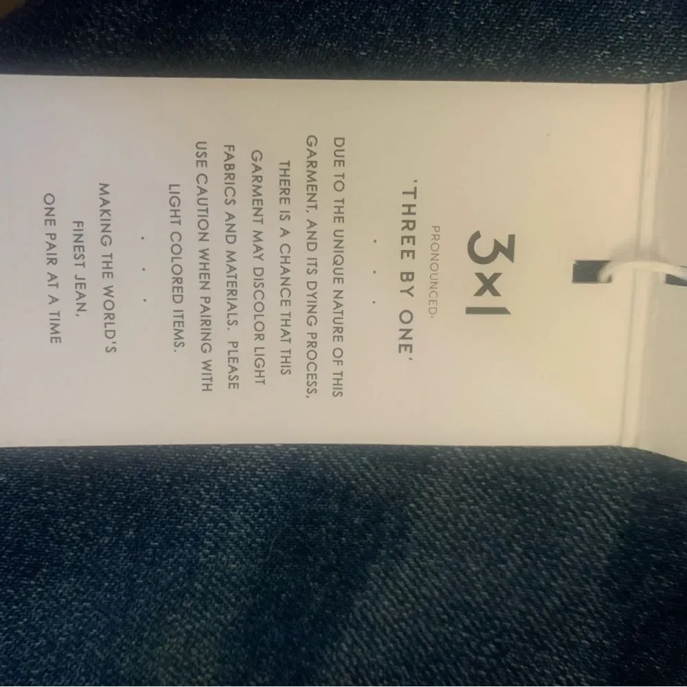 NEW 3x1 MIMi CUTTRELL Kelli Flared Slit High Rise Jeans Button Fly size 25